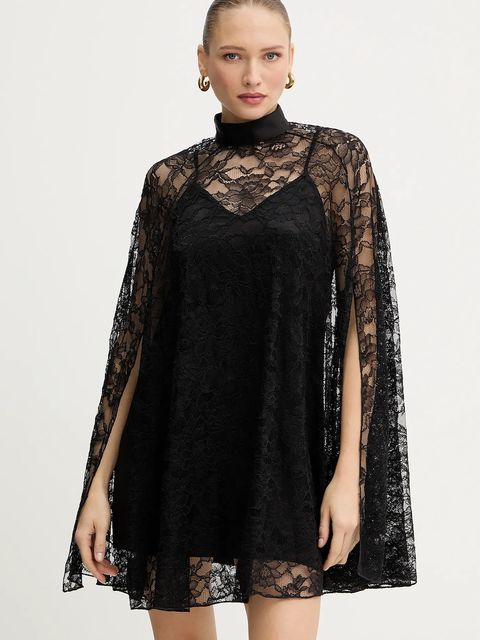 Pinko sukienka kolor czarny mini rozkloszowana 105503 A2R7 - zdjęcie produktu nr 1