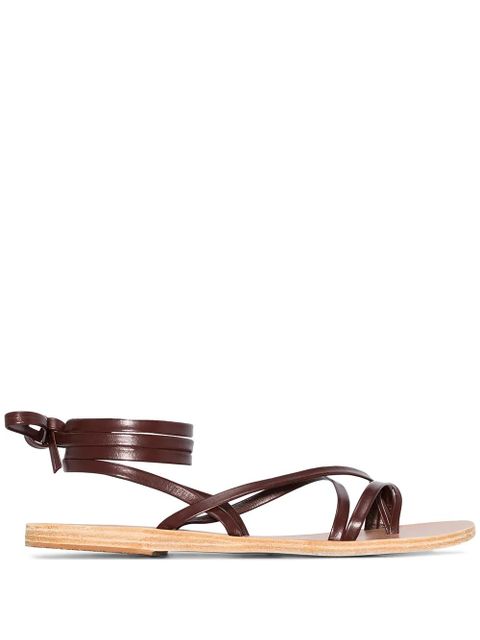 Ancient Greek Sandals Morfi leather sandals - Brown - zdjęcie produktu nr 1