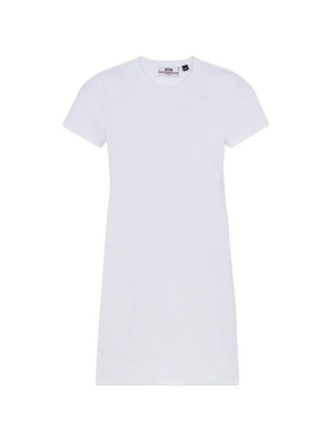 GCDS logo-embroidered mini dress - White - zdjęcie produktu nr 1