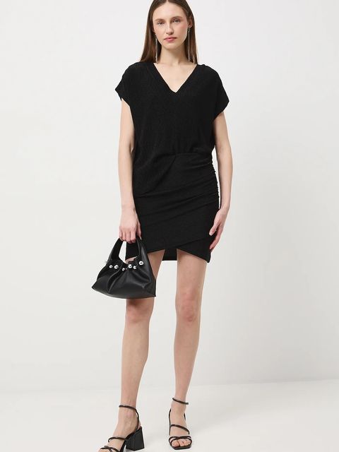 Medicine spódnica kolor czarny mini ołówkowa - zdjęcie produktu nr 1