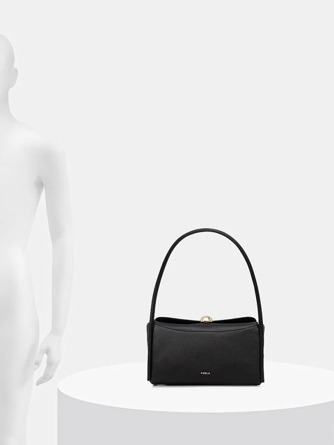 Furla torebka skórzana Nicole M Boston Bag