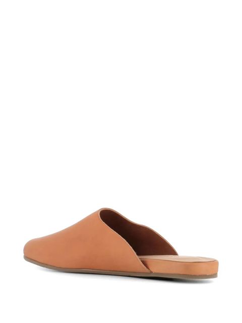Ancient Greek Sandals leather flat mules - Neutrals