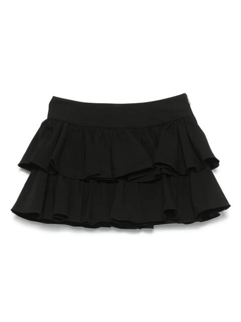 ROTATE BIRGER CHRISTENSEN tiered mini skirt - Black - zdjęcie produktu nr 1