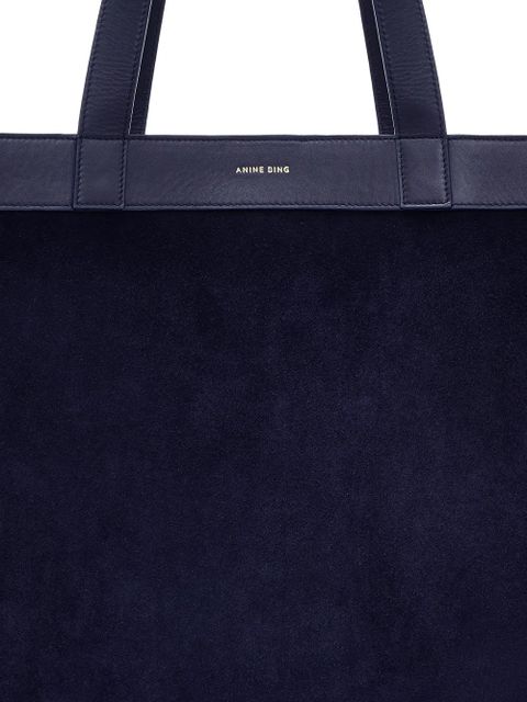 ANINE BING medium Rio suede tote bag - Blue