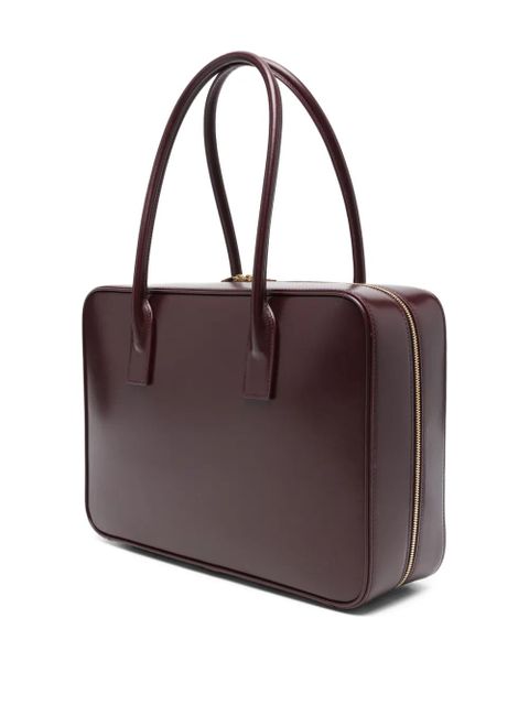 Saint Laurent logo-print tote bag - Red