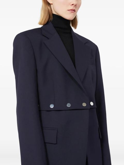 Sportmax Editore button blazer - Blue