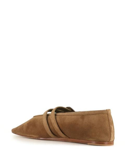 Le Monde Beryl Claudia ballerina shoes - Brown
