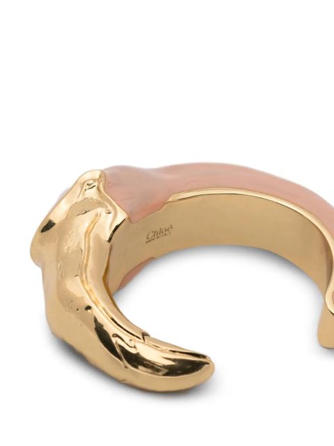 Chloé Tropicus flamingo cuff bracelet - Pink