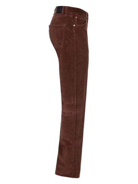 PINKO Leyda straight-leg corduroy trousers - Brown - zdjęcie produktu nr 2