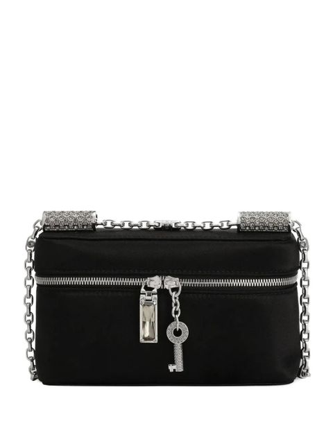 Dolce & Gabbana medium Sicily chain charm mini bag - Black - zdjęcie produktu nr 1