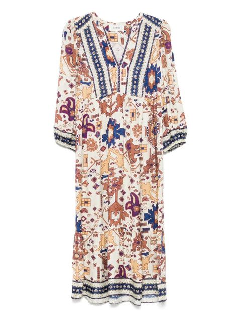 Ba&Sh Valley midi dress - Neutrals - zdjęcie produktu nr 1