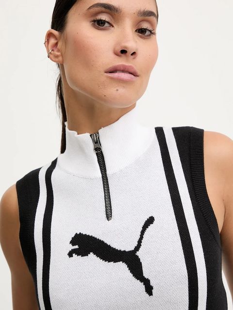 Puma kamizelka damski kolor czarny 632126