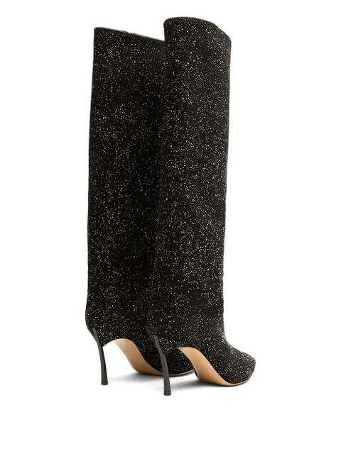 Casadei stiletto-heel pointed-toe boots - Black