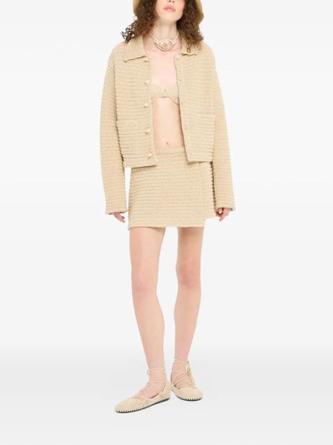 Alanui wrap mini skirt - Neutrals - zdjęcie produktu nr 2