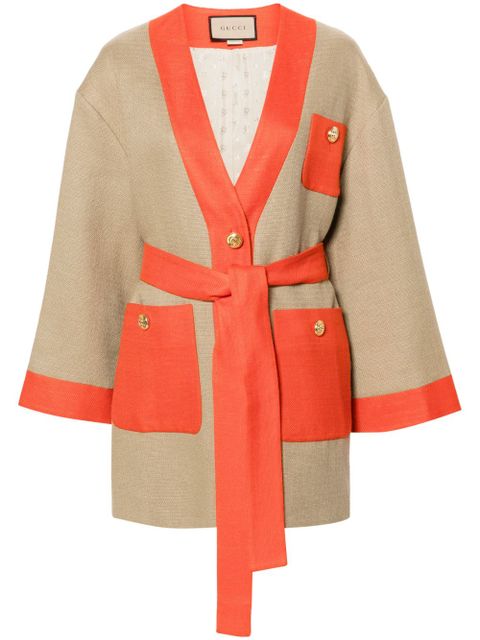 Gucci canvas jacket - Neutrals