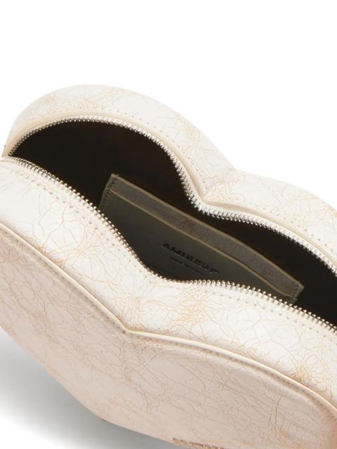 AMBUSH Heart leather shoulder bag - White