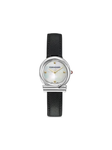 Ferragamo Gancini 28mm - White - zdjęcie produktu nr 1