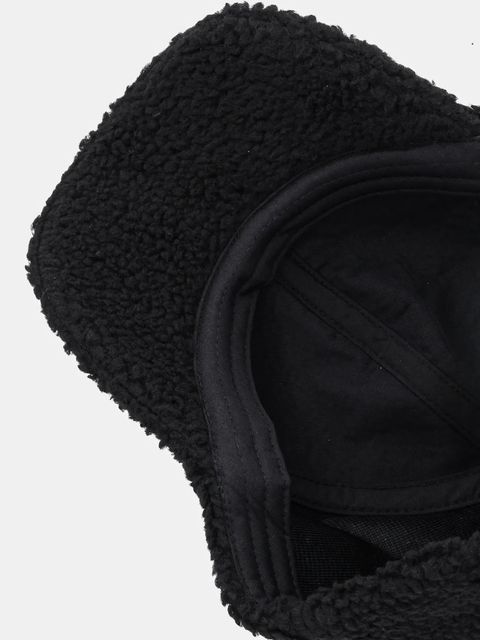 Rains czapka z daszkiem 20650 Fleece Cap kolor czarny 20650