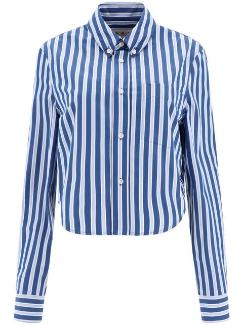 Marni striped cotton shirt - Blue