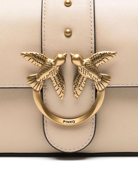PINKO mini Love One Slouchy shoulder bag - Neutrals
