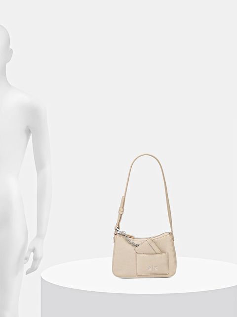 Armani Exchange torebka kolor beżowy XW001571 AF15625