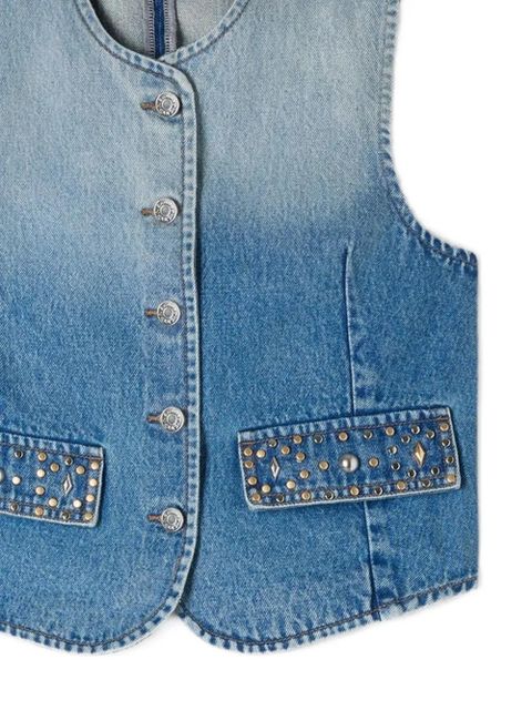 SANDRO sleeveless jacket - Blue