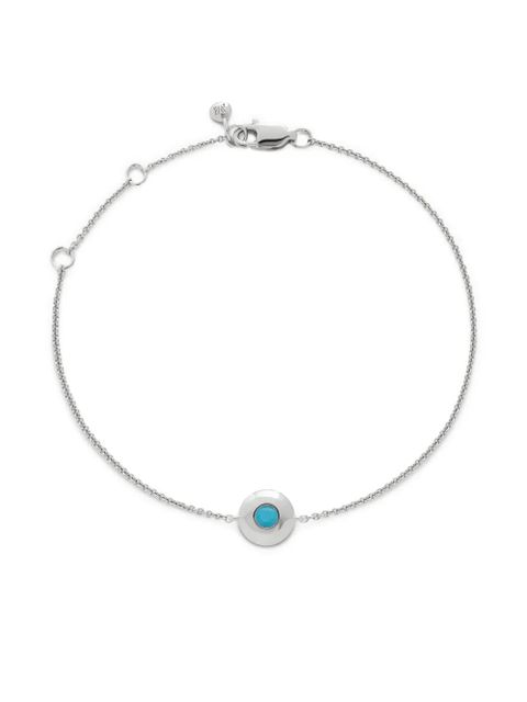 Monica Vinader December Turquoise Birthstone bracelet - Silver - zdjęcie produktu nr 1