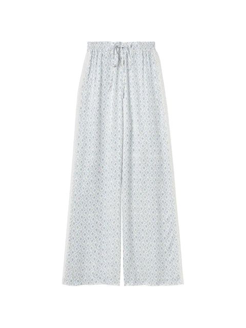 Claudie Pierlot printed palazzo trousers - White - zdjęcie produktu nr 1