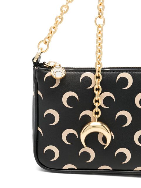 Marine Serre Core shoulder bag - Black