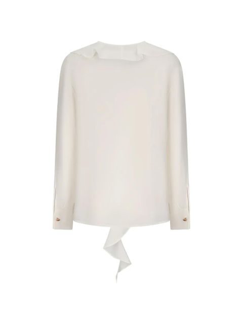 Max Mara ruffled blouse - Neutrals - zdjęcie produktu nr 2