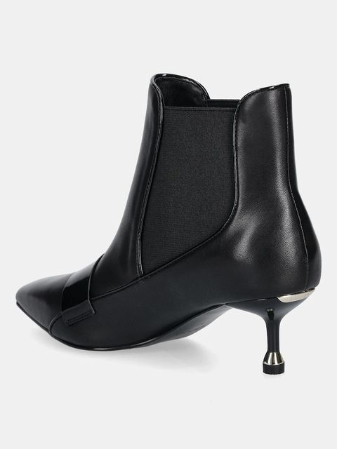 Liu Jo sztyblety skórzane DEVA 02 damskie kolor czarny na szpilce SF5011PX69522222