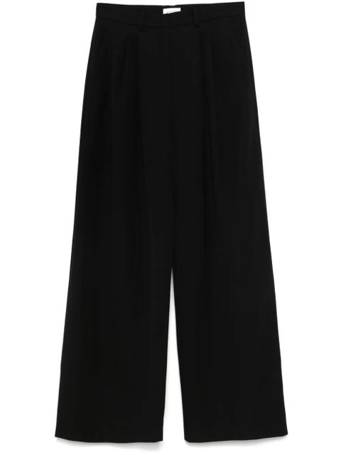 Magda Butrym pleat-detail trousers - Black - zdjęcie produktu nr 1