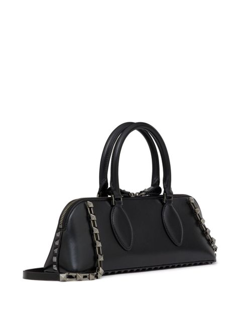 Valentino Garavani Rockstud E/W leather handbag - Black