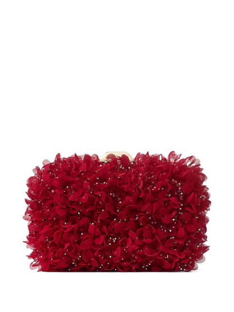Jimmy Choo Cloud floral crystal clutch bag - Red - zdjęcie produktu nr 1