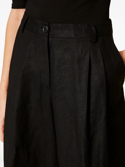 TWINSET pleated Bermuda shorts - Black