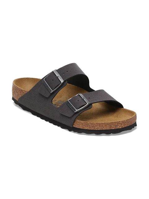 Birkenstock klapki Arizona Birkibuc kolor brązowy 1029134 - zdjęcie produktu nr 2