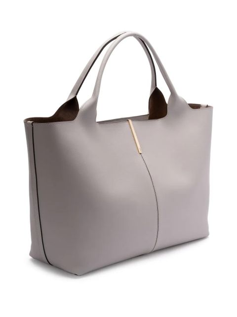 Tod's leather tote bag - Grey - zdjęcie produktu nr 2