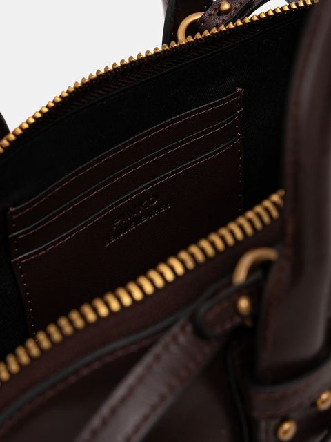 Pinko torebka skórzana Horizontal