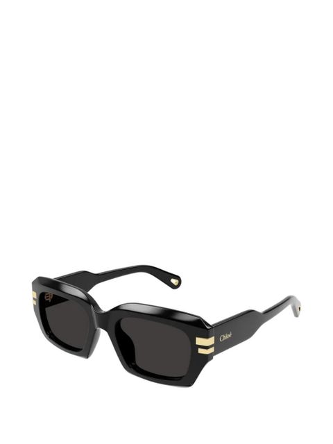 Chloé geometric-frame sunglasses - Black - zdjęcie produktu nr 2