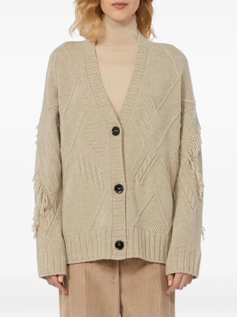 Weekend Max Mara fringed cardigan - Neutrals - zdjęcie produktu nr 1