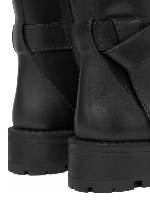 Versace lace-up ankle boots - Black