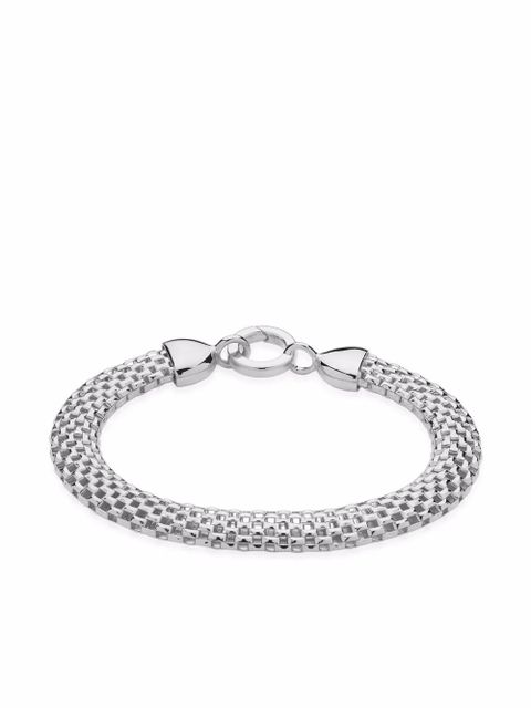 Monica Vinader Heirloom woven wide chain bracelet - Silver - zdjęcie produktu nr 1