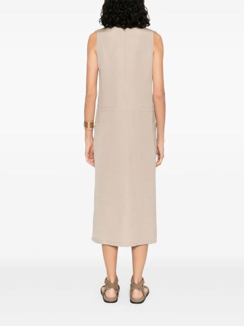 Max Mara Kleid midi dress - Neutrals