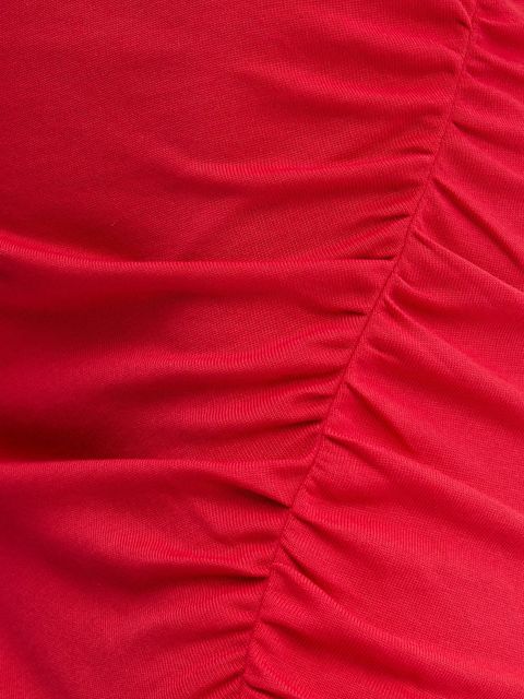 Pinko sukienka bawełniana kolor czerwony maxi dopasowana 105219 A2M2