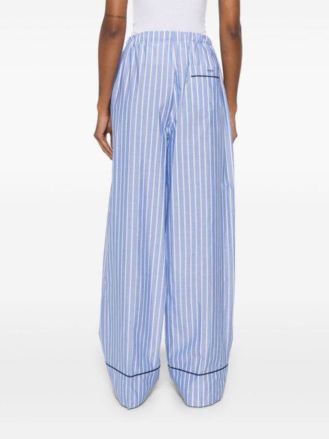 Prada striped trousers - Blue