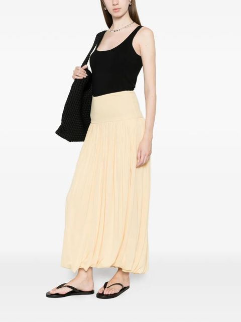 TOTEME gathered midi skirt - Neutrals - zdjęcie produktu nr 2