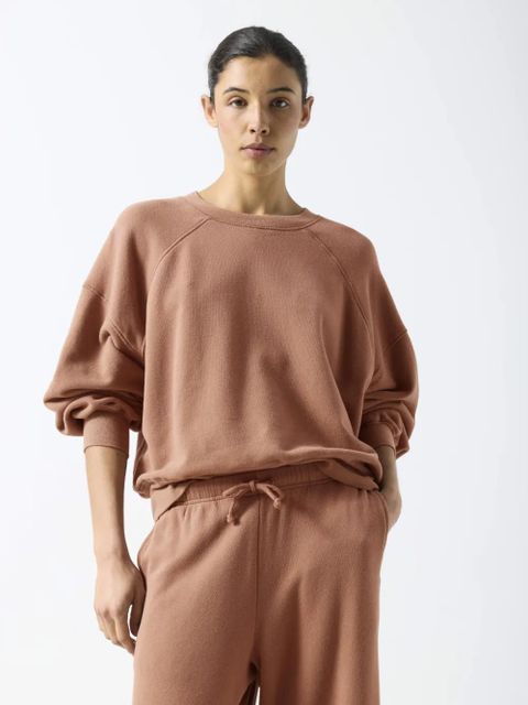 American Vintage long-sleeve crew-neck sweatshirt - Brown