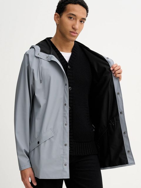 Rains kurtka 12010 Jacket W3 kolor szary przejściowa 12010