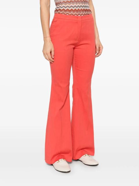 ETRO paisley-jacquard trousers - Orange