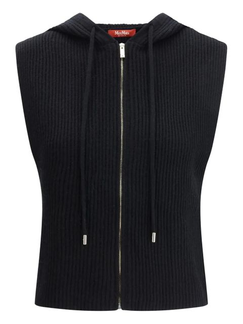 Max Mara hooded zip gilet - Black - zdjęcie produktu nr 1